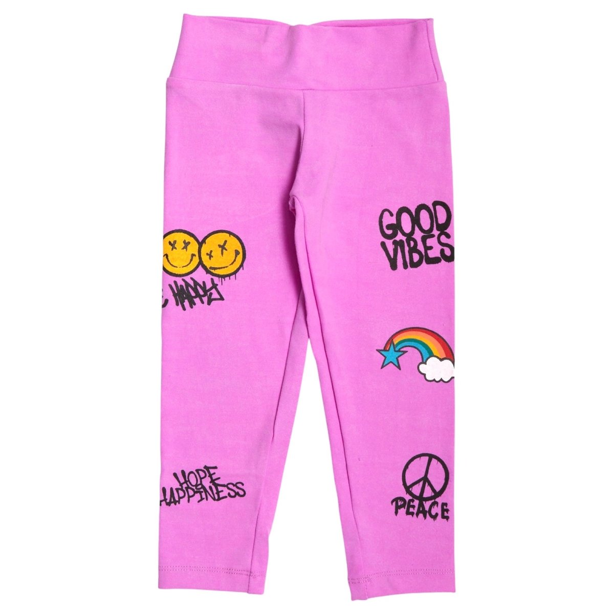 GOOD VIBES ICONS LEGGINGS - FLOWERS BY ZOE