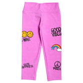 GOOD VIBES ICONS LEGGINGS - FLOWERS BY ZOE