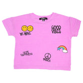 GOOD VIBES ICONS TSHIRT - FLOWERS BY ZOE