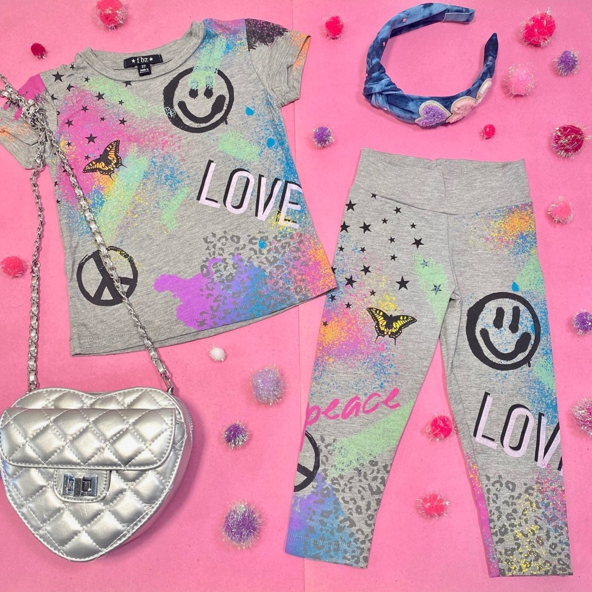 GRAFFITI AIRBRUSH LEGGINGS - LEGGINGS