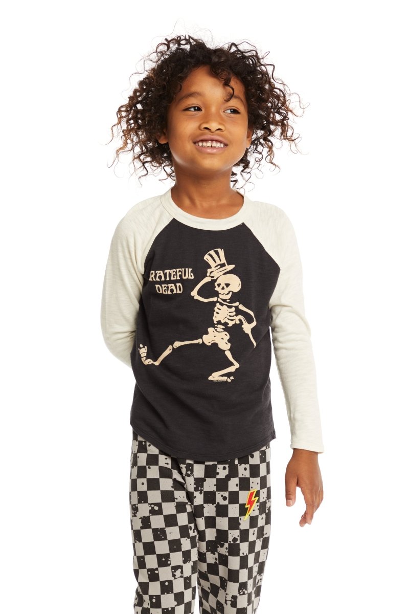 GRATEFUL DEAD SKELETON LONG SLEEVE TSHIRT (PREORDER) - CHASER KIDS