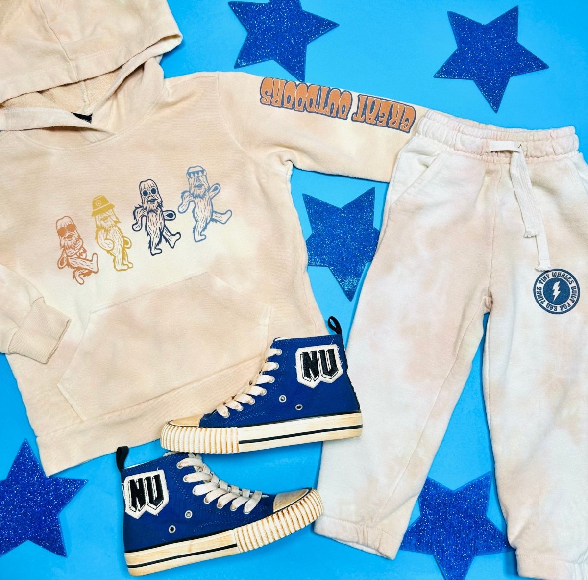 GREAT OUTDOORS SWEATPANTS - TINY WHALES