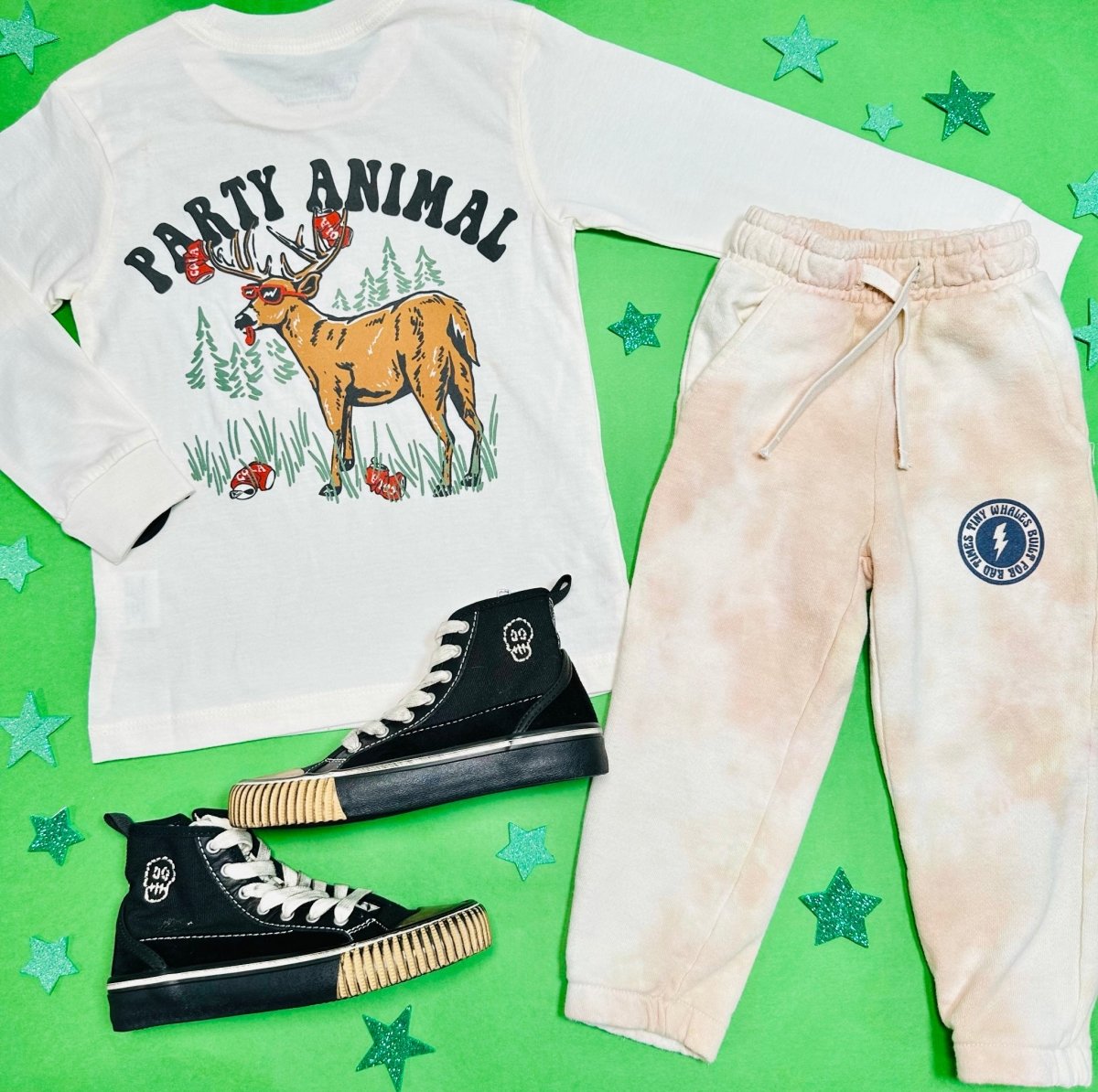 GREAT OUTDOORS SWEATPANTS - TINY WHALES