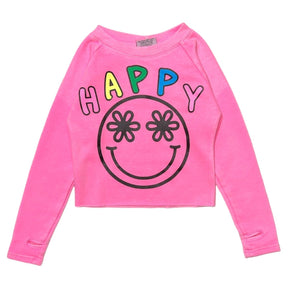 HAPPY DAISY EYED SMILEY SWEATSHIRT - FIREHOUSE