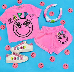 HAPPY SMILEY FACE TSHIRT - FIREHOUSE