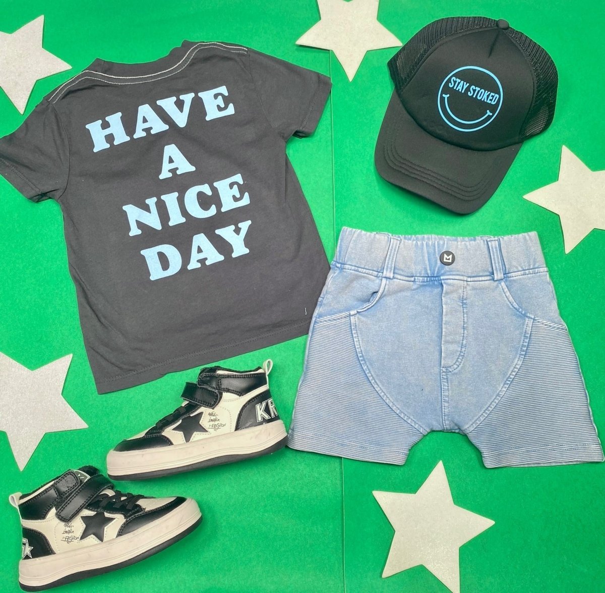 HAVE A NICE DAY TSHIRT - SHORT SLEEVE TOPS