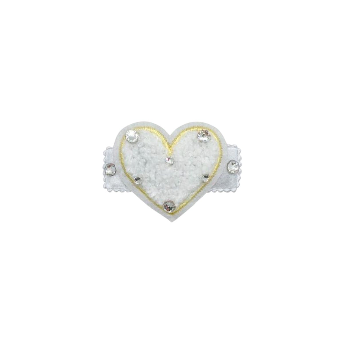 HEART PATCH SMALL CLIP - CLIPS