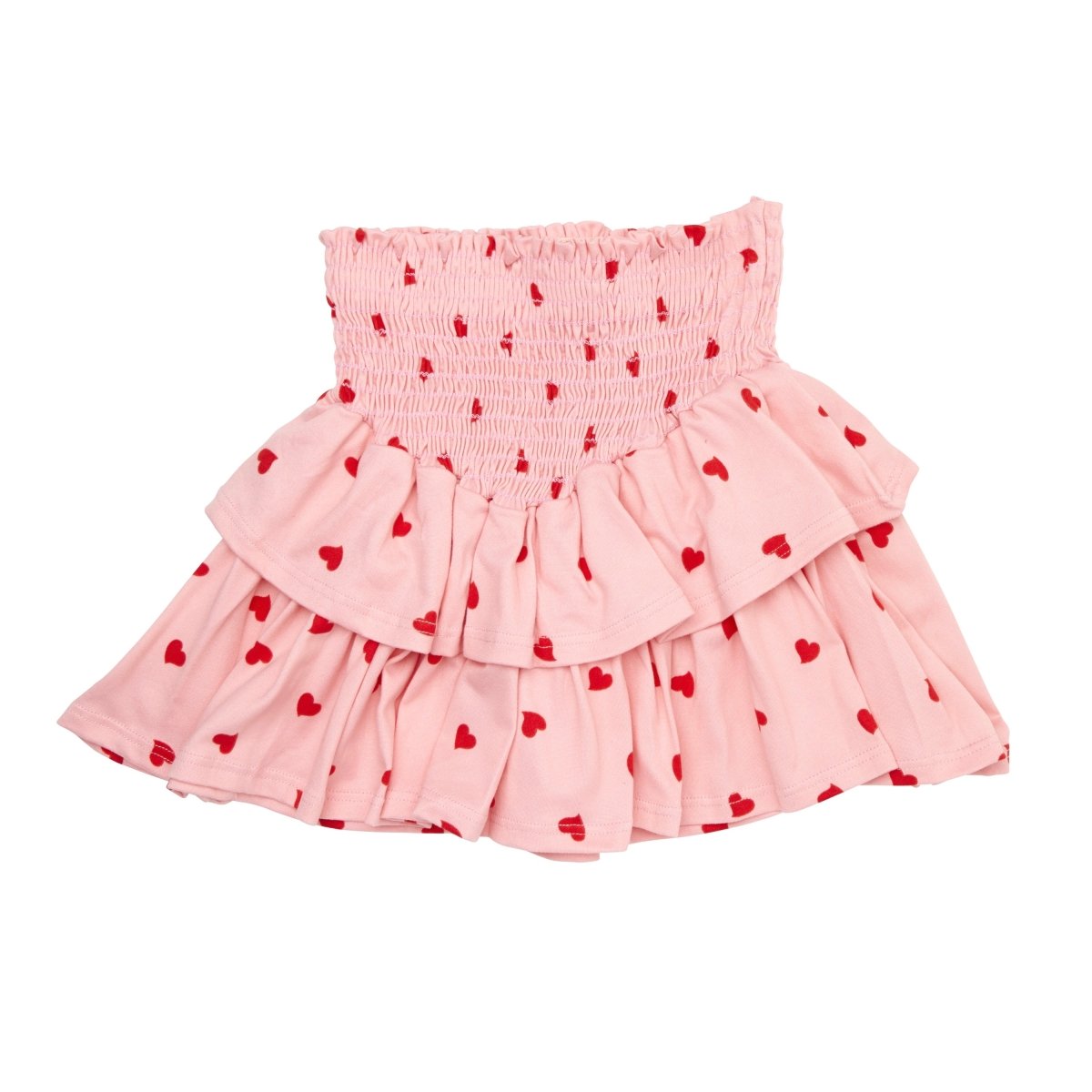 HEARTS RUFFLE SKIRT - SKIRTS