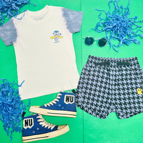 HOUNDSTOOTH SHORTS - SHORTS