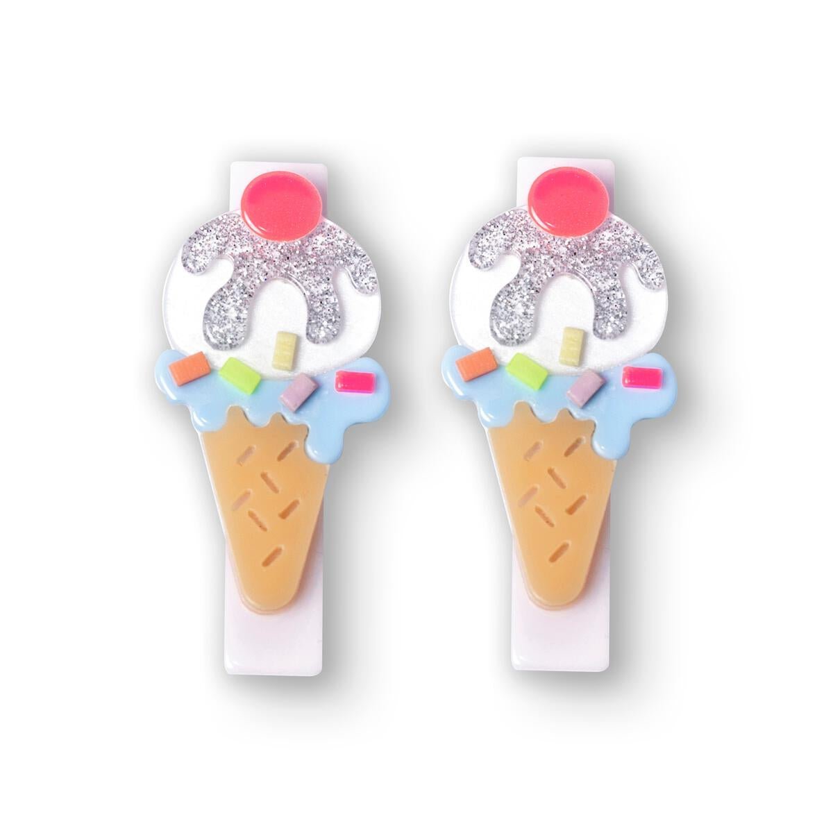 ICE CREAM SUNDAE ALLIGATOR CLIPS - CLIPS