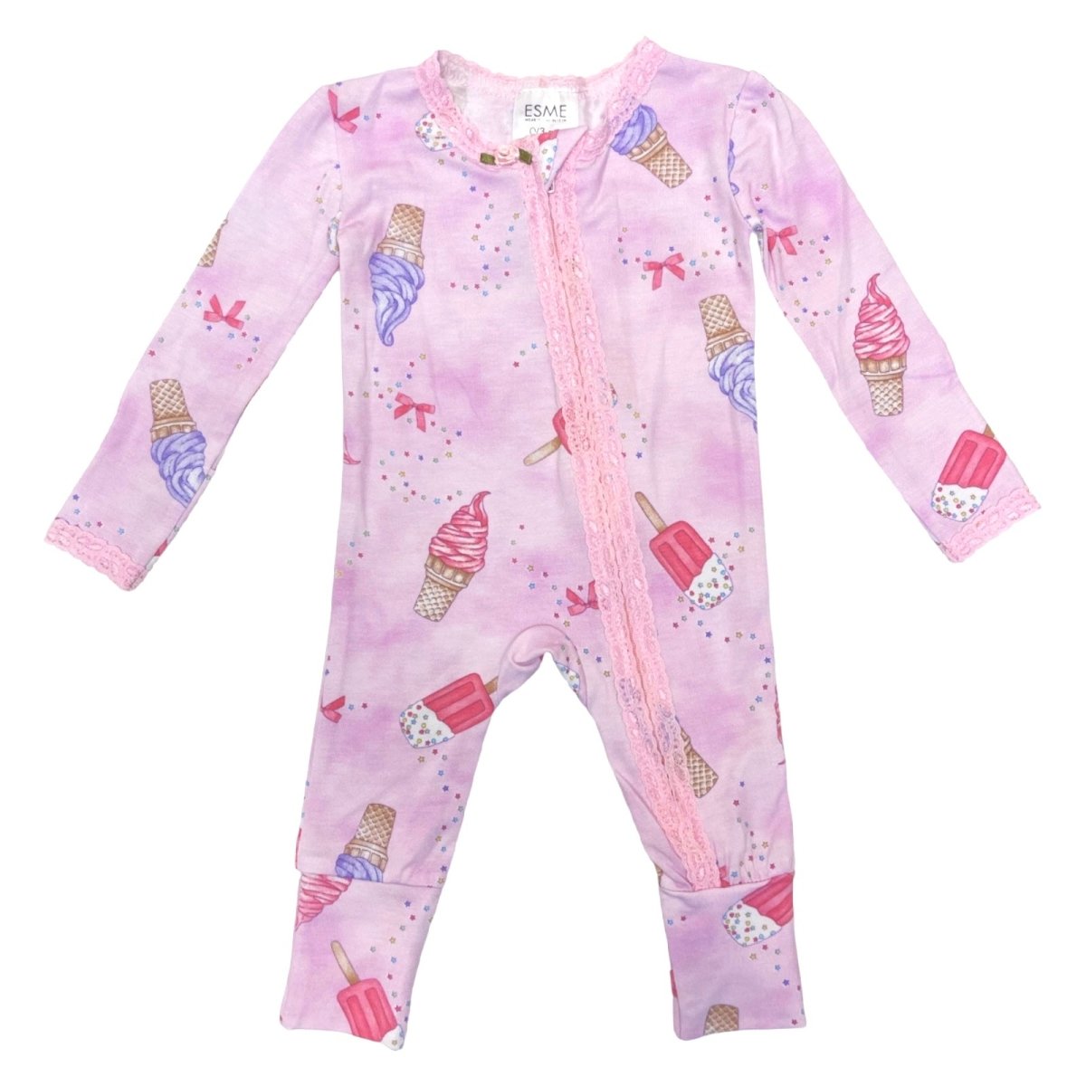 ICE CREAM ZIP FOOTIE - ESME