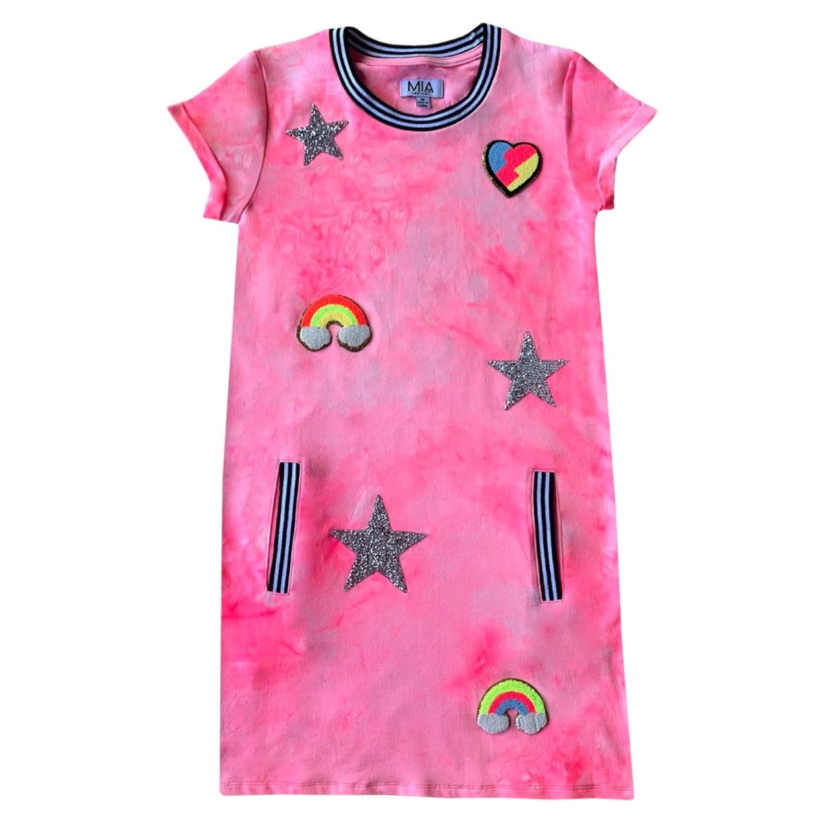 ICON PATCHES NEON DRESS - DRESSES