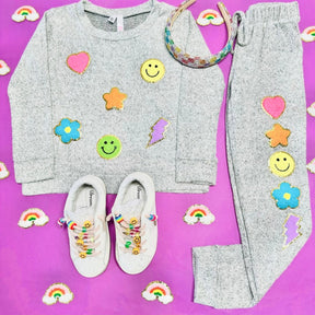 ICONS PATCHES HACCI SWEATPANTS - MALIBU SUGAR