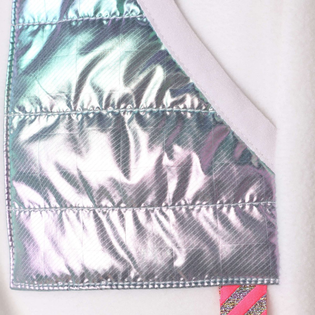 IRIDESCENT FLEECE ZIP HOODIE AND SWEATPANTS SET - BILLIEBLUSH