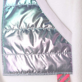IRIDESCENT FLEECE ZIP HOODIE AND SWEATPANTS SET - BILLIEBLUSH
