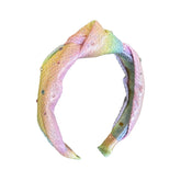IRIDESCENT RAINBOW SPARKLE HEADBAND - BARI LYNN