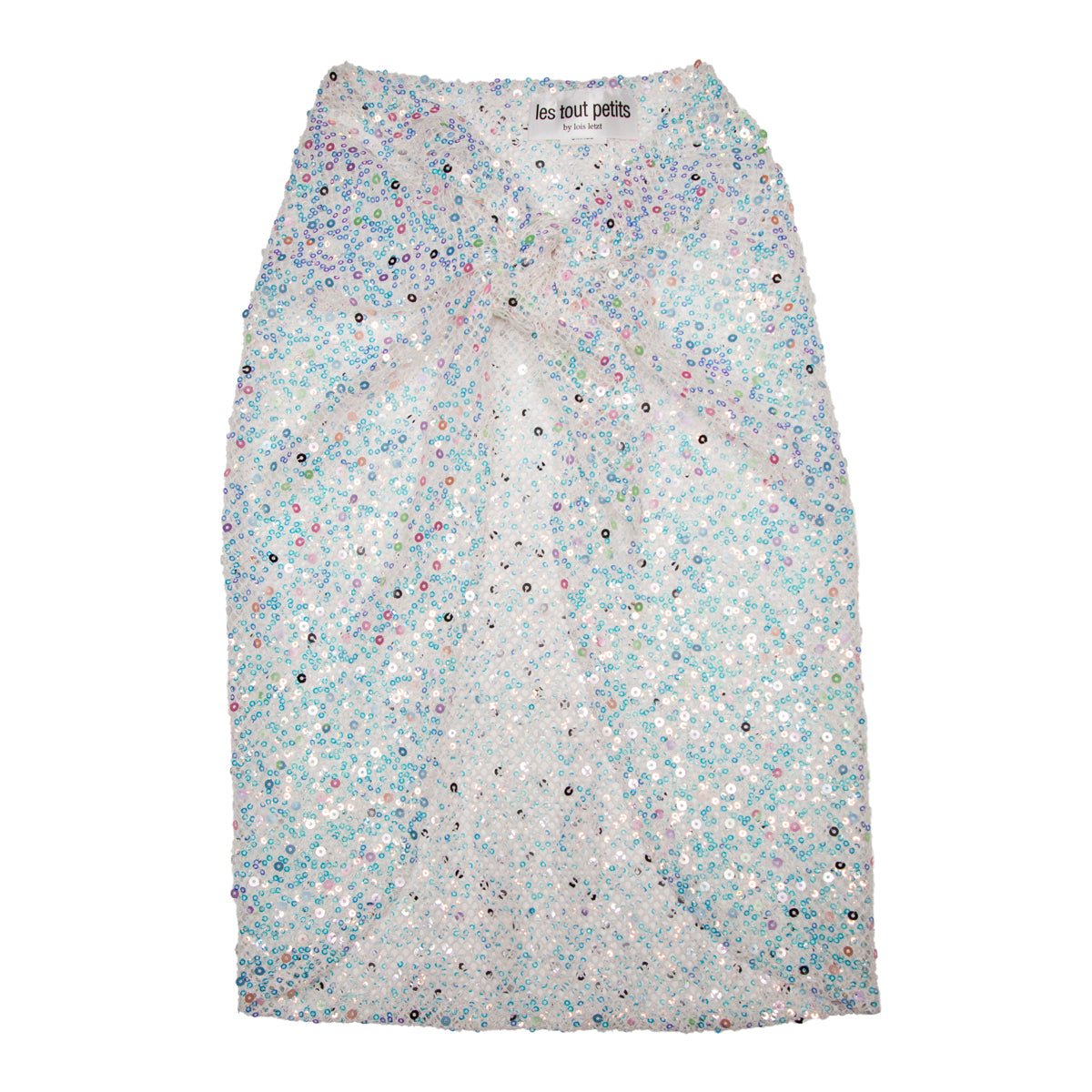IRIDESCENT SEQUIN SARONG WRAP COVER UP - COVER UPS
