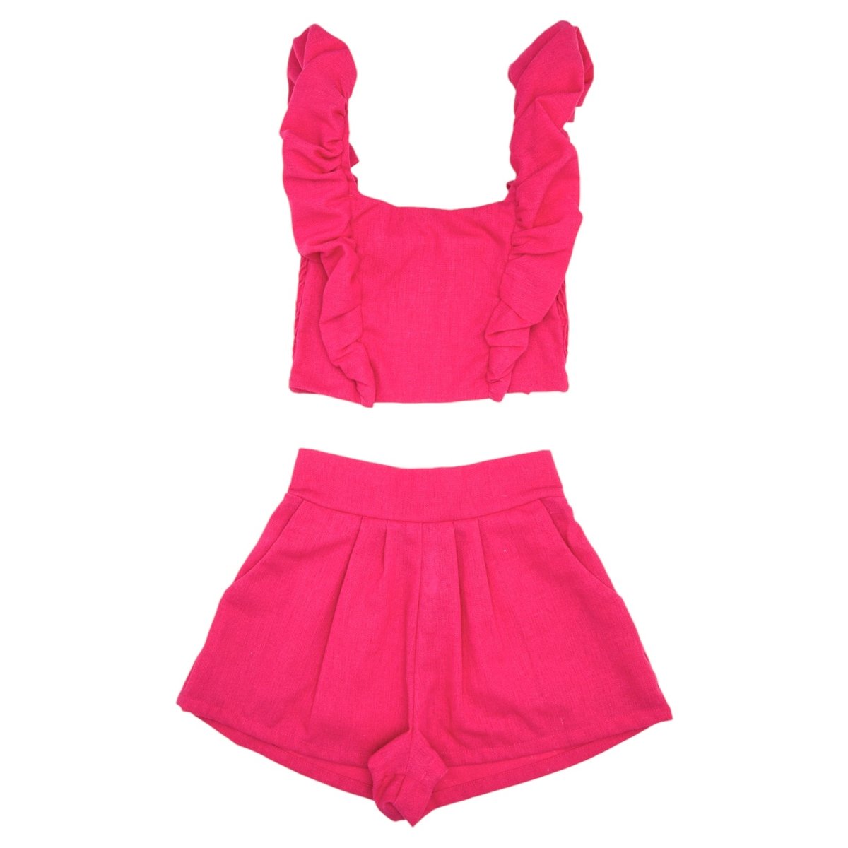 JOCELYN RUFFLE TOP AND SHORTS SET - PEIXOTO KIDS