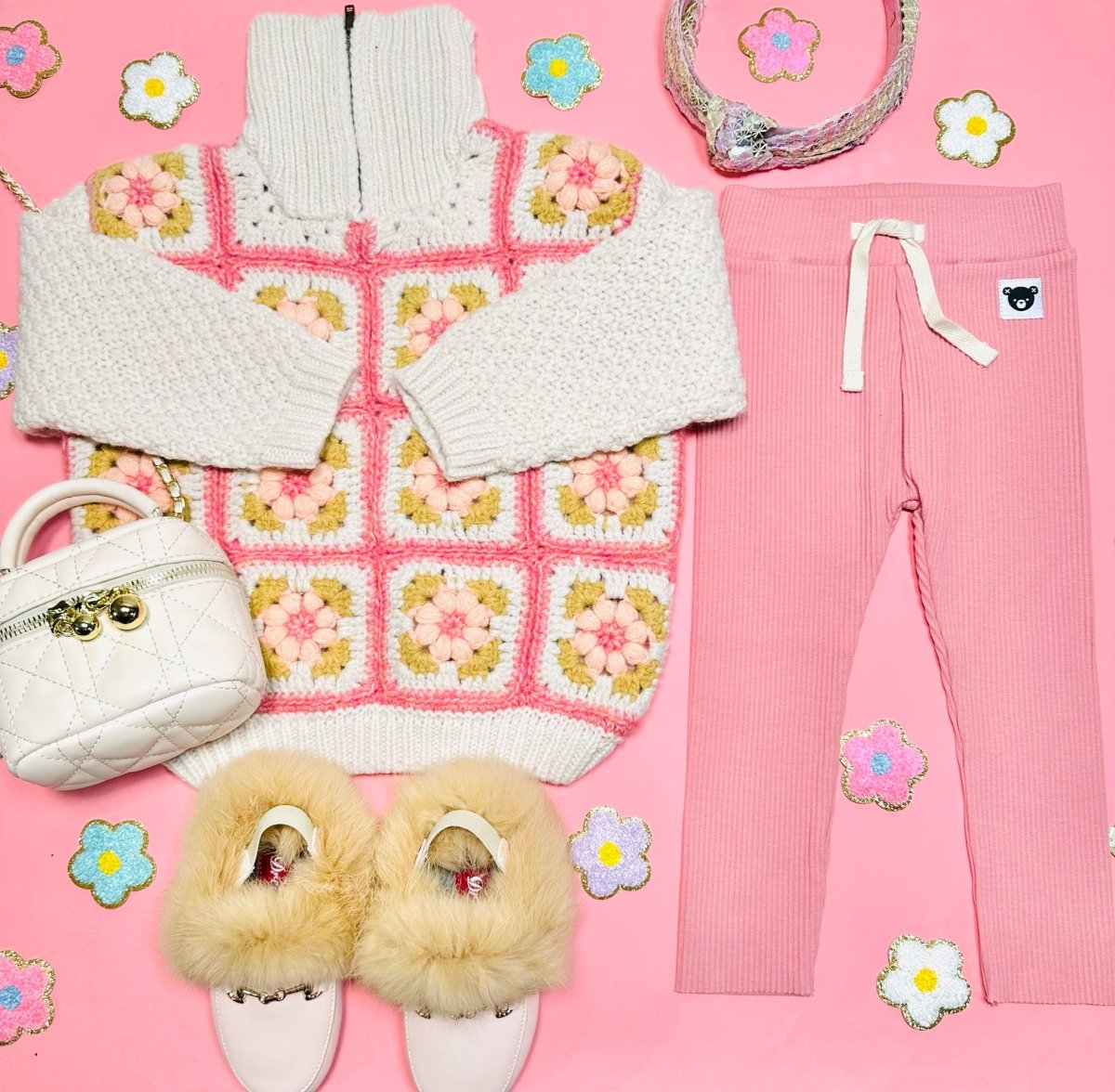 KENZA KNITTED SWEATSHIRT - LOUISE MISHA KIDS