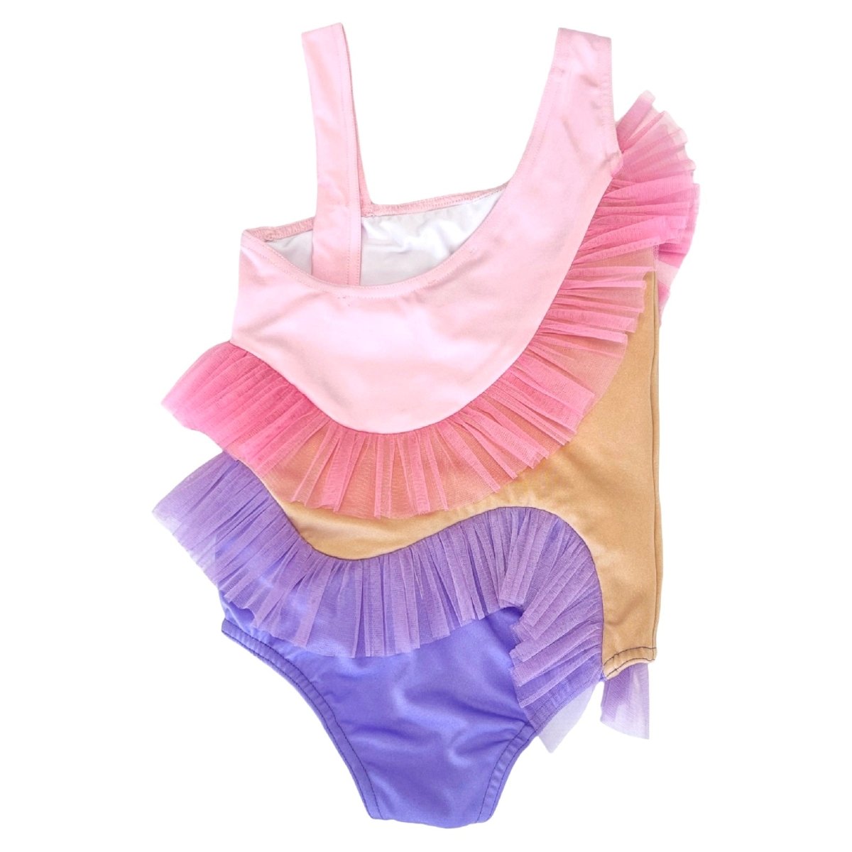 LANA TULLE ONE PIECE SWIMSUIT (PREORDER) - RASPBERRY PLUM