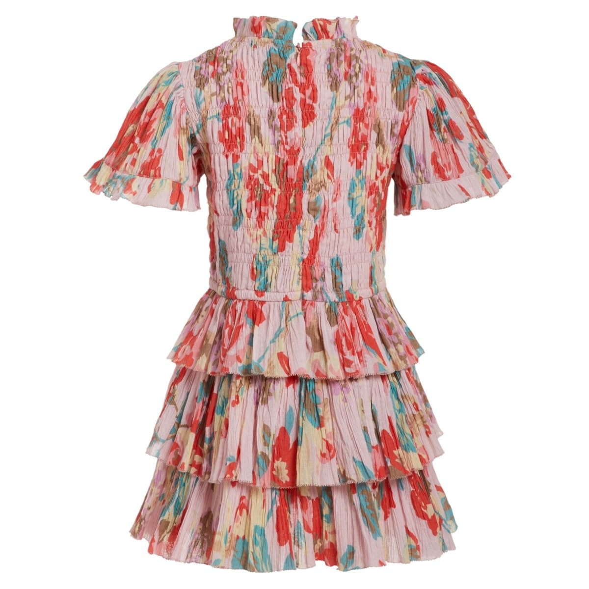 LANI FLORAL SMOCKED DRESS - DRESSES