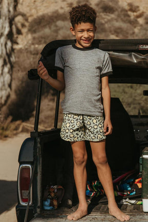 LEMON LEOPARD SWIM TRUNKS - SWIM TRUNKS
