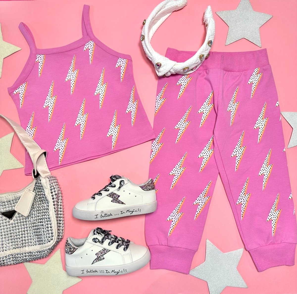 LIGHTNING BOLT LIGHTWEIGHT SWEATPANTS - CHASER KIDS