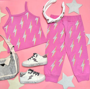 LIGHTNING BOLT LIGHTWEIGHT SWEATPANTS - CHASER KIDS