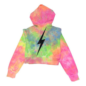 LIGHTNING BOLT TIE DYE ZIP UP HOODIE - FIREHOUSE