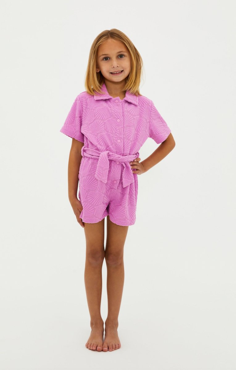 LITTLE GIA SHELL ROMPER (PREORDER) - BEACH RIOT KIDS