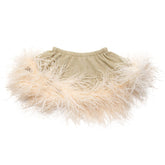 LUMIERE PLUMAGE FEATHER SKIRT - SKIRTS