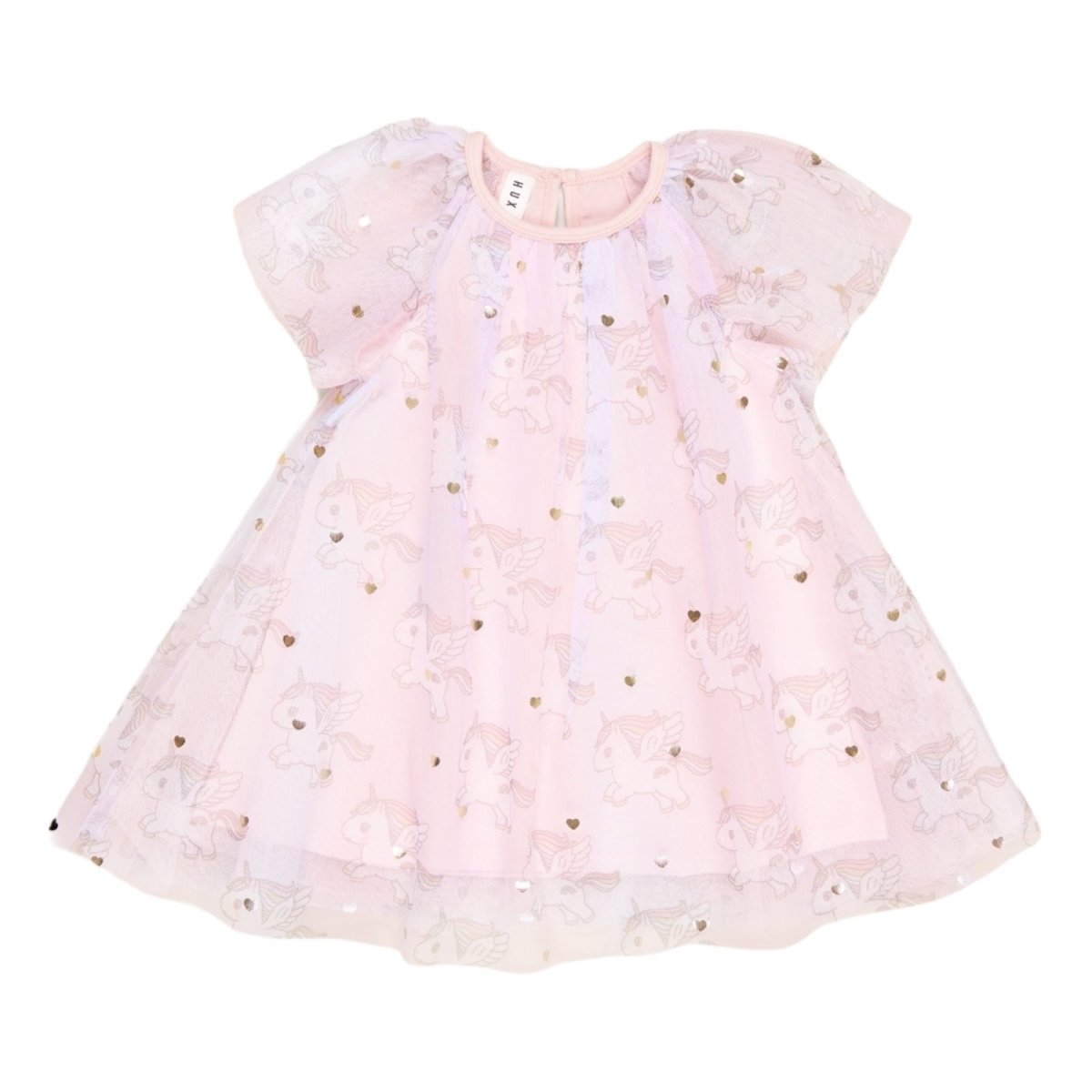 MAGICAL UNICORN FLUTTER DRESS - HUXBABY