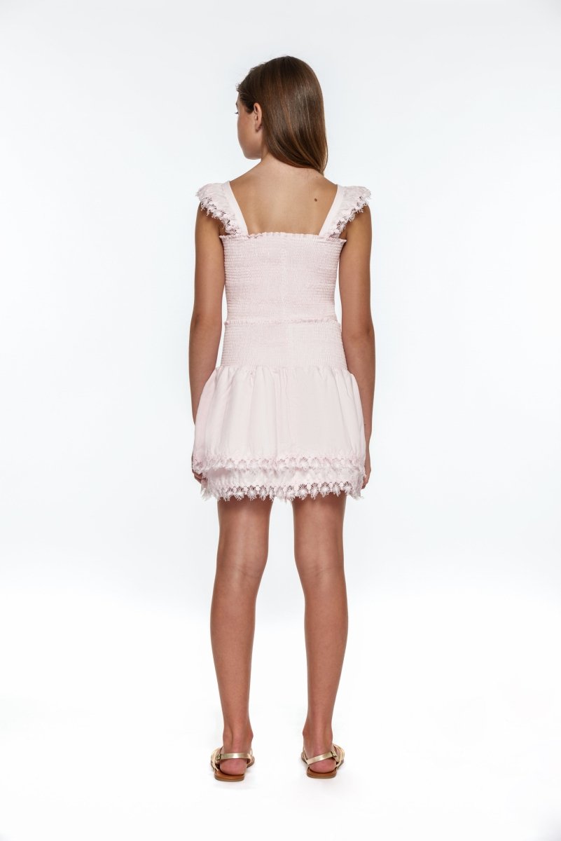 MARIEL SMOCKED TOP AND RUFFLE SKIRT SET - LITTLE PEIXOTO