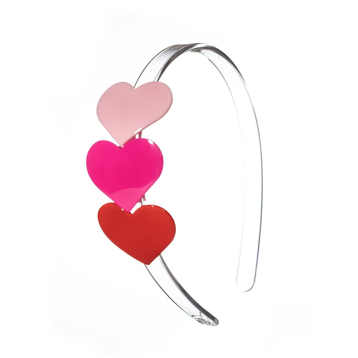 MATTE HEARTS HEADBAND - HEADBANDS