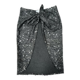 MATTE SEQUIN SARONG WRAP COVER UP - COVER UPS