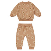 MELON DAISY SWEATSHIRT AND SWEATPANTS SET - RYLEE + CRU
