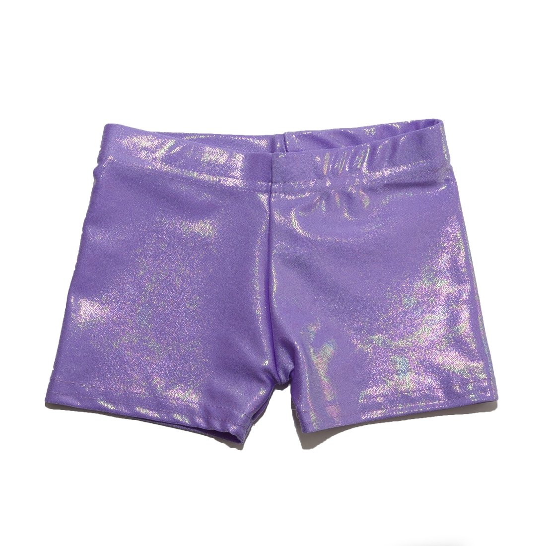 METALLIC BIKER SHORTS - SHORTS