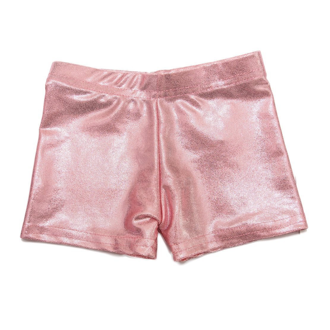 METALLIC BIKER SHORTS - SHORTS