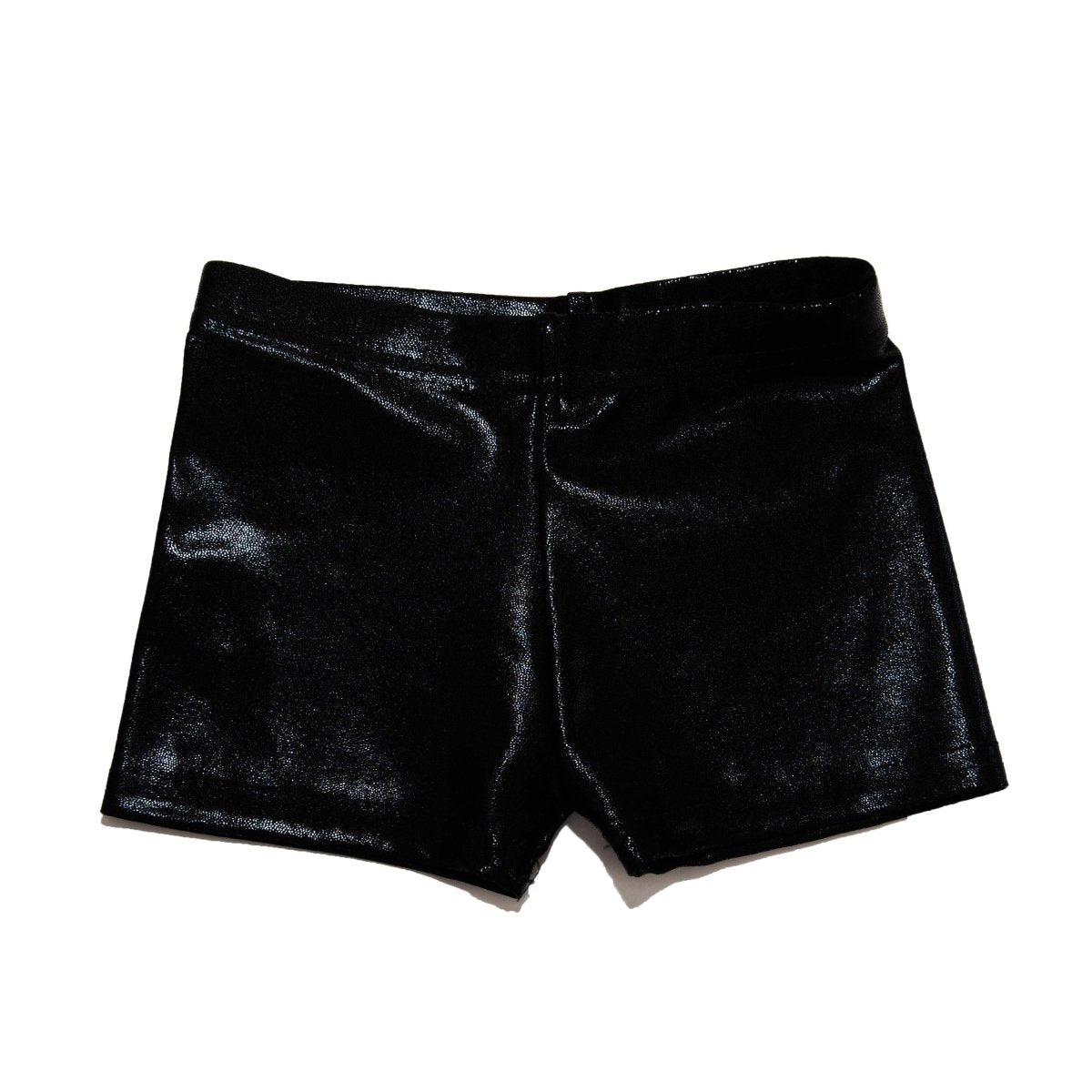 METALLIC BIKER SHORTS - SHORTS