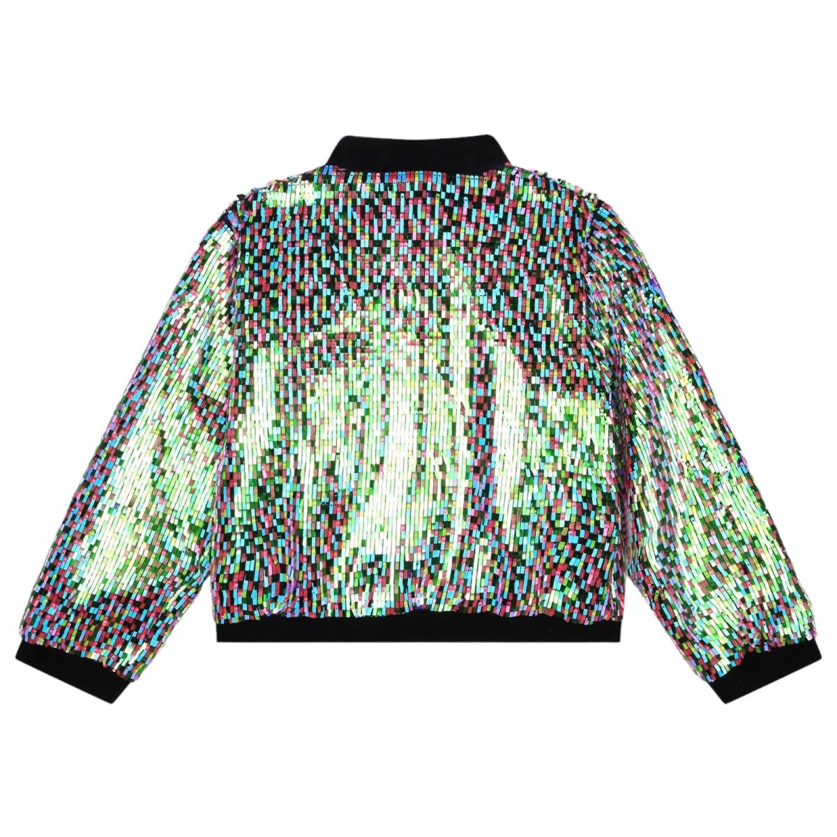 METALLIC SEQUIN VELVET JACKET - BILLIEBLUSH