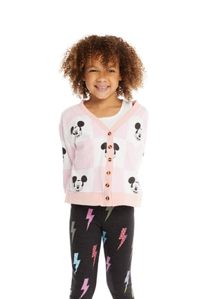 MICKEY CHECKERED CARDIGAN (PREORDER) - CHASER KIDS