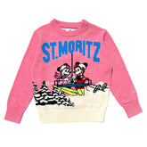 MINNIE & MICKEY ST MORITZ SKI CLUB KNITTED SWEATER - MC2 SAINT BARTH KIDS