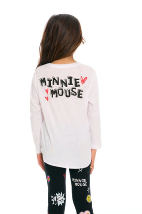 MINNIE MOUSE SMILES LONG SLEEVE TSHIRT - LONG SLEEVE TOPS