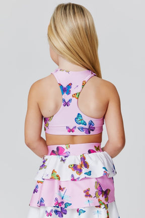 NEON BUTTERFLIES SPORTS BRA (PREORDER) - TEREZ