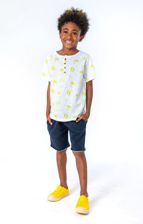 NEON CLUBHOUSE HENLEY - SHORT SLEEVE TOPS