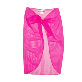 NEON SHEER SARONG WRAP COVER UP - COVER UPS