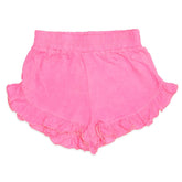 NEON SOLID RUFFLE SHORTS - FLOWERS BY ZOE