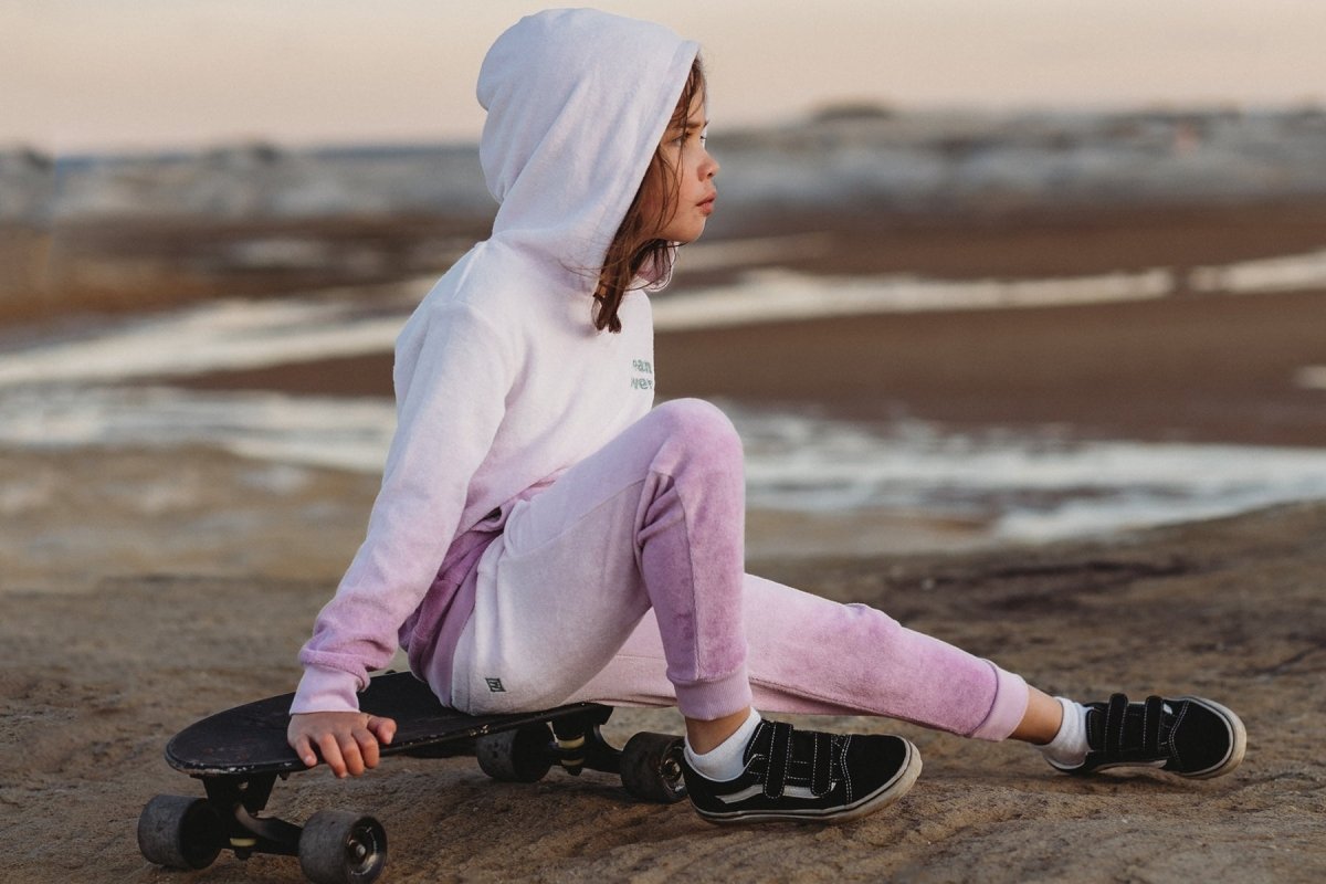 OMBRÉ CORAL HOODIE (PREORDER) - MUNSTER KIDS