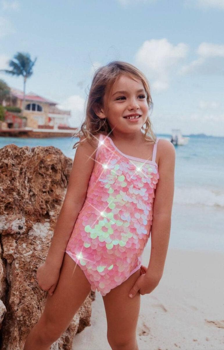 PAILLETTE SPARKLE ONE PIECE SWIMSUIT - LOLA AND THE BOYS