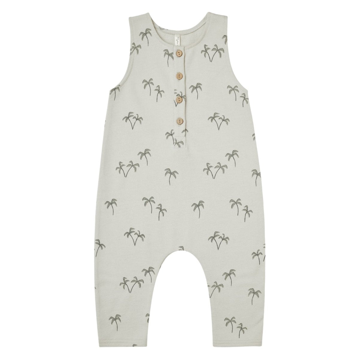 PALM TREES TERRY ROMPER - ROMPERS